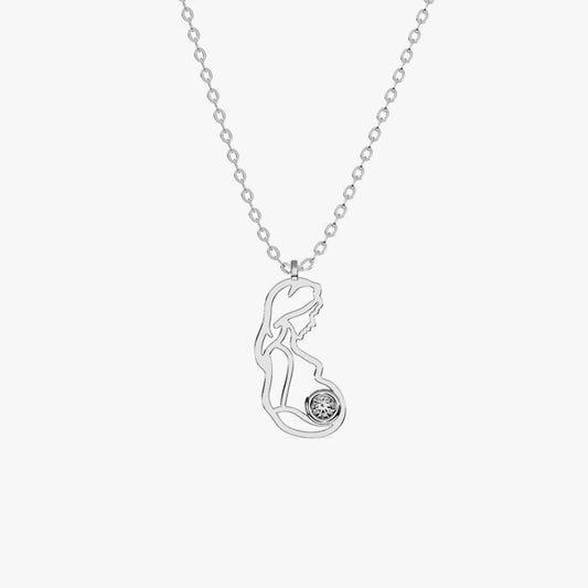 Kyna Silver  Necklace