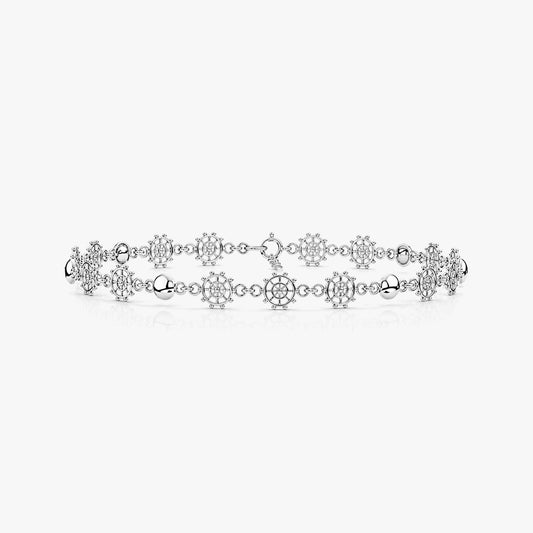 Xyla Silver Anklet