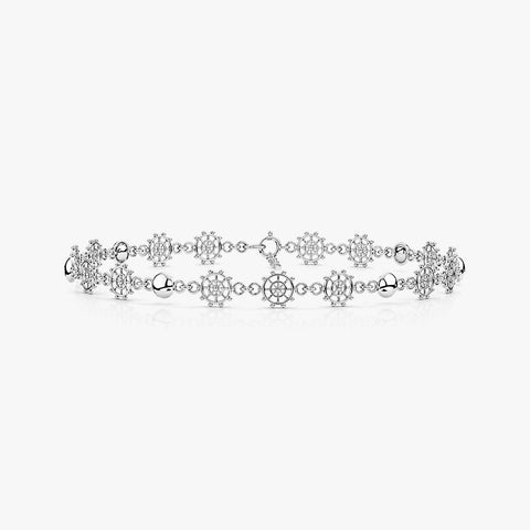 Xyla Silver Anklet