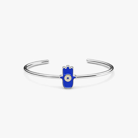 Woin Silver Evil Eye Bracelet