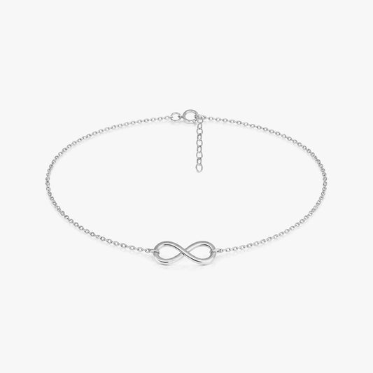 Mira Silver Infinity Anklet