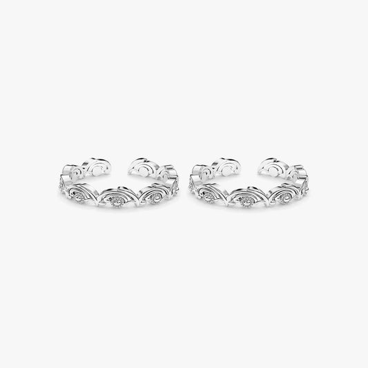 Cyna Silver Toe Ring