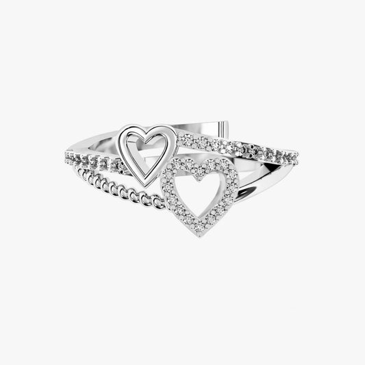 Zoya Silver Adjustable Ring