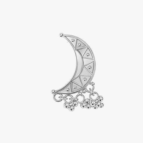 Elva Silver Nose Pin