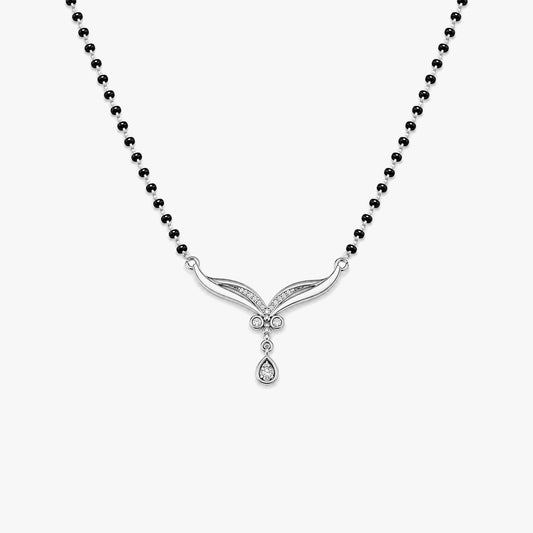 Aiko Silver Mangalsutra