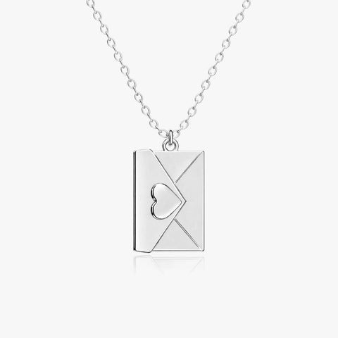 Rela Silver Heart Necklace