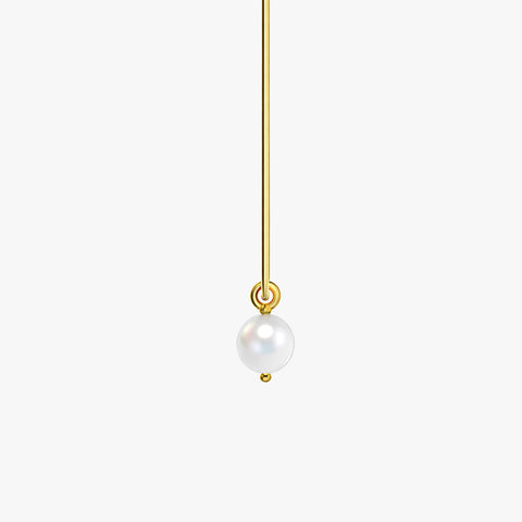 Zuri Silver Pearl Necklace