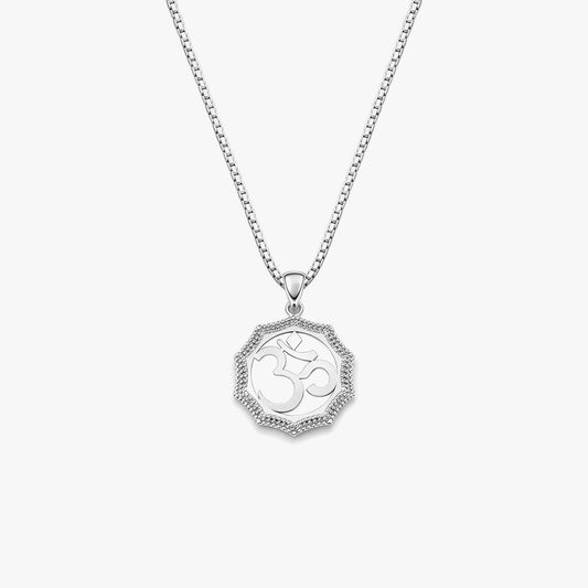 Zeno Silver OM Necklace