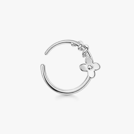 Abda Silver Nose Pin