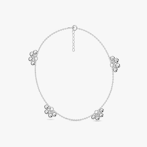 Pia Silver Anklet
