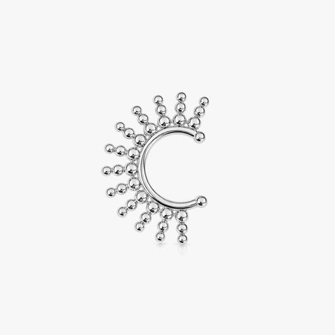 Afia Silver Nose Pin