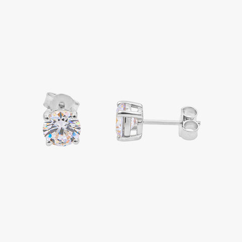 Nora Silver Stud Earrings
