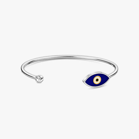 Faze Silver Evil Eye Bracelet