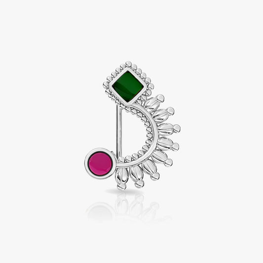 Cyna Silver Nose Pin