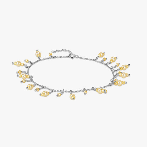 Jaya Silver Pearl Anklet