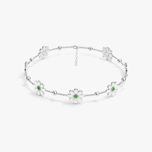 Zia Silver Anklet