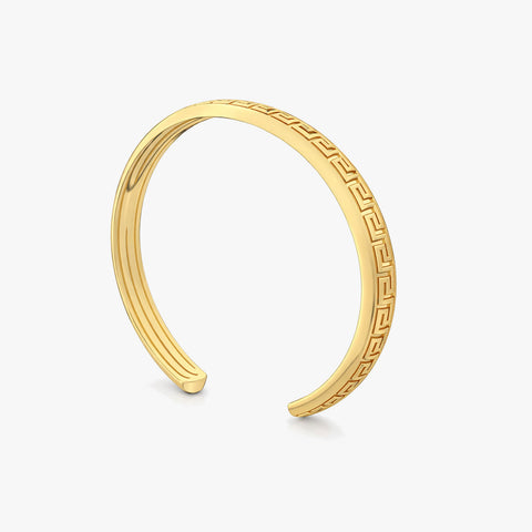 Mack Silver Bangle Bracelet