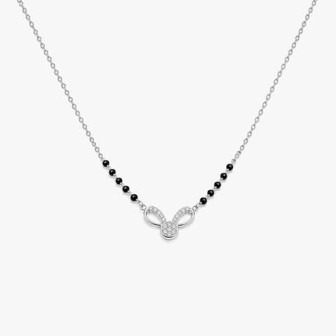 Demi Silver Mangalsutra