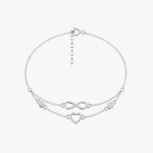 Yuna Silver Zirconia Bracelet