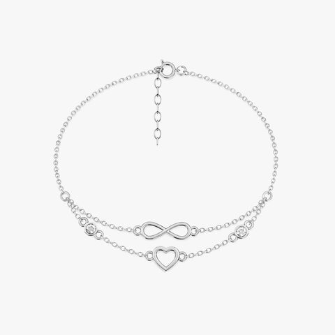 Yuna Silver Zirconia Bracelet