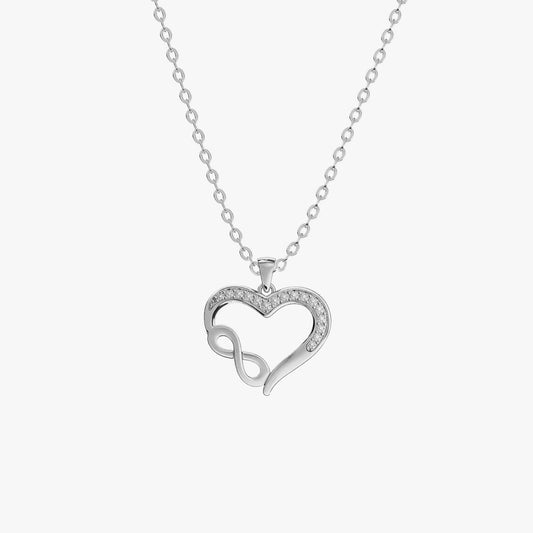 Uvia Silver  Necklace
