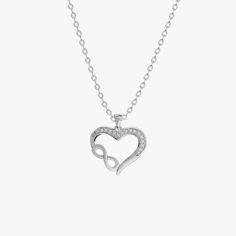 Uvia Silver  Necklace
