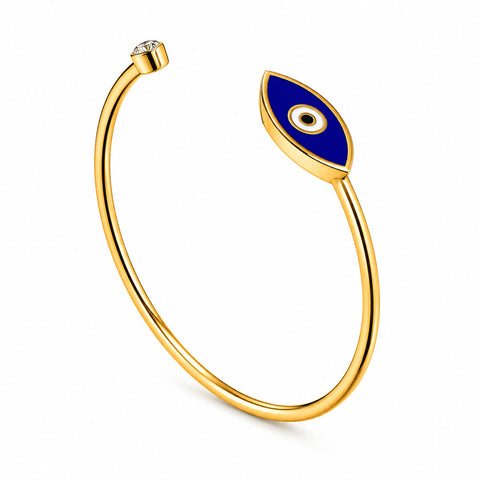 Faze Silver Evil Eye Bracelet