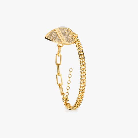 Cyna Silver Pearl Bracelet