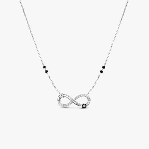 Oela Silver Mangalsutra