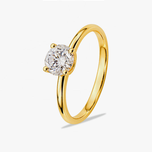 Kate Silver Diamond Adjustable Ring