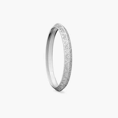 Rony Silver Elegant Bangle
