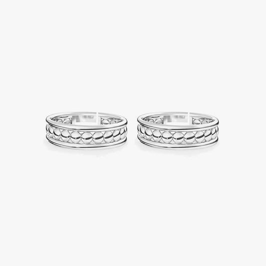 Kalra Silver Toe Ring