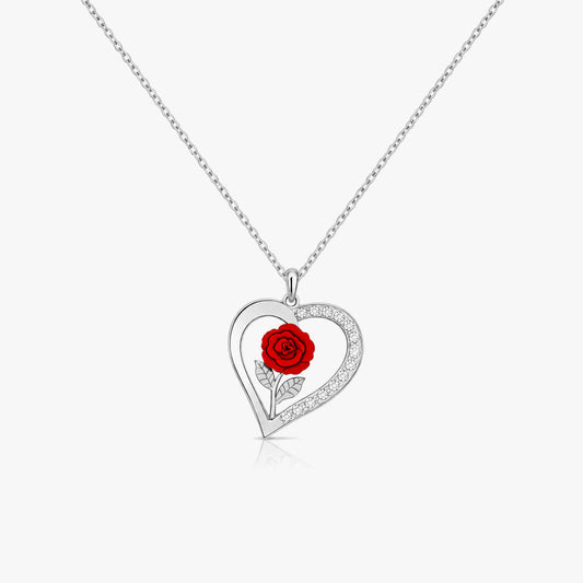 Deya Silver Zirconia Necklace