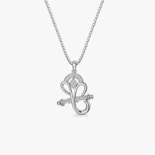 Drix Silver Ganesh Necklace