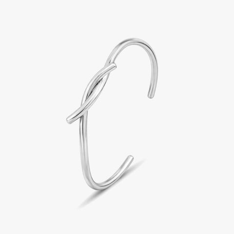 Rosa Silver Wire Cuff Bracelets