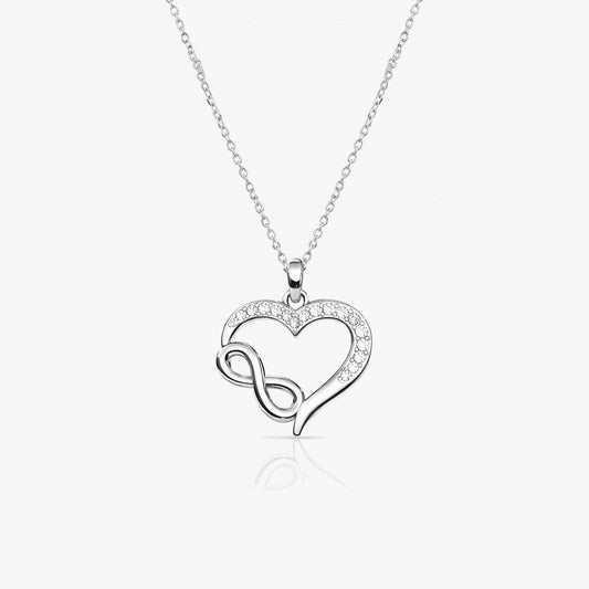 Sova Silver Heart Necklace