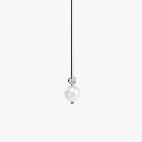Zuri Silver Pearl Necklace