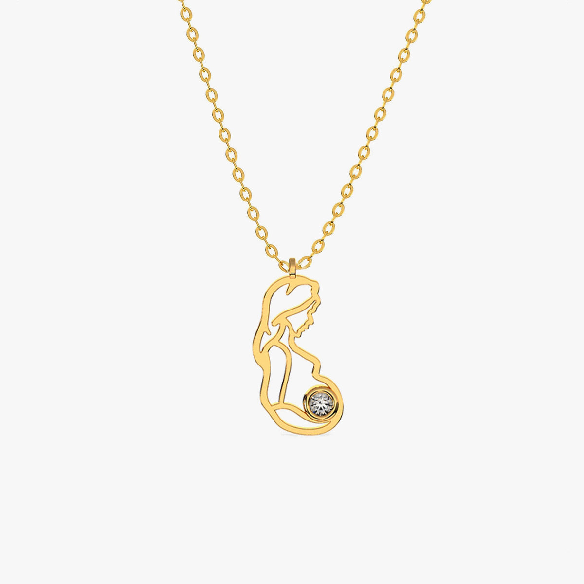 Kyna Silver  Necklace