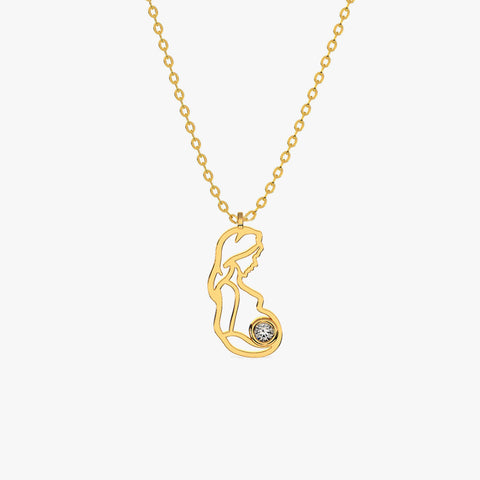 Kyna Silver  Necklace