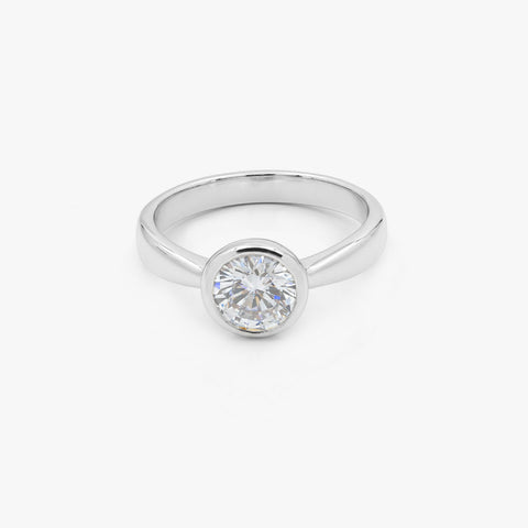 Anne Silver Diamond Adjustable Ring