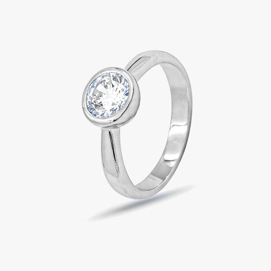 Anne Silver Diamond Adjustable Ring