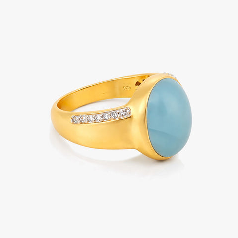 Luna Silver Adjustable Ring