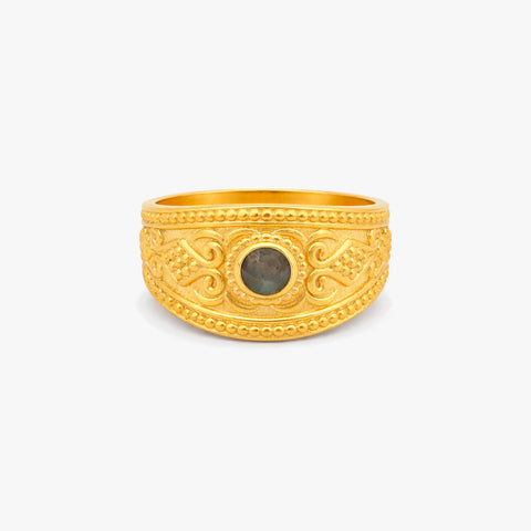 Rumi Silver Adjustable Ring