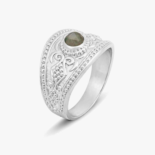 Rumi Silver Adjustable Ring