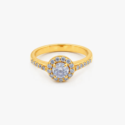 Ruth Silver Diamond Adjustable Ring