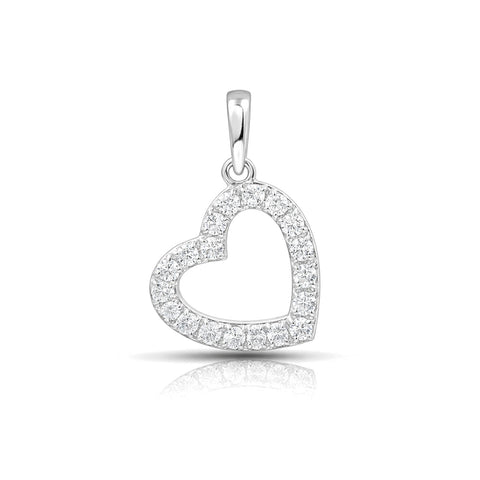 Dena Silver Diamond Pendant