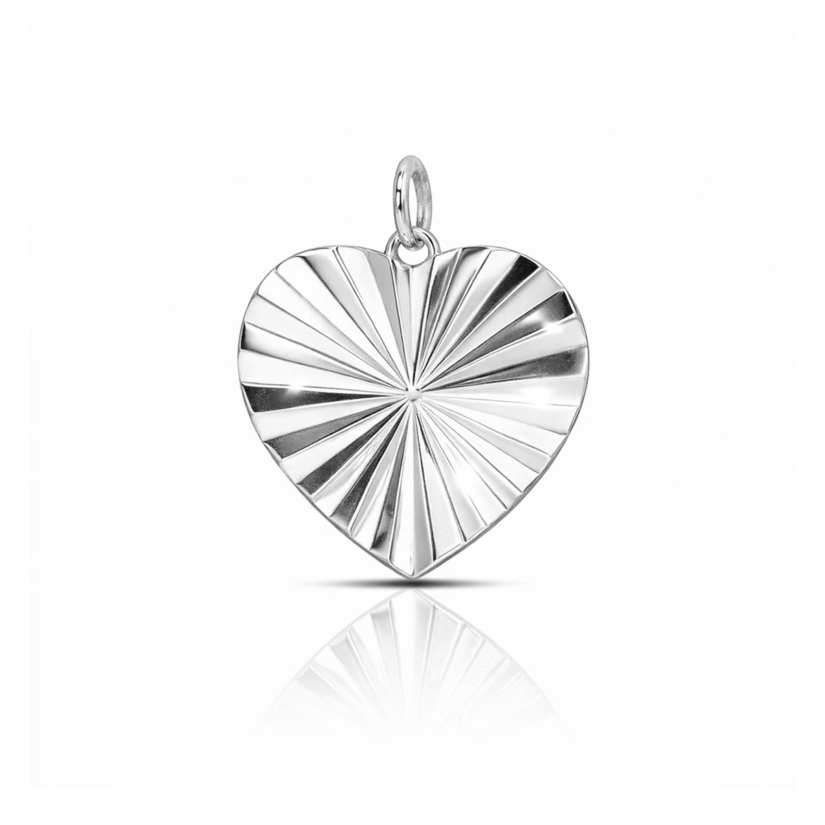 Isha Silver Heart Pendant