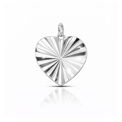 Isha Silver Heart Pendant
