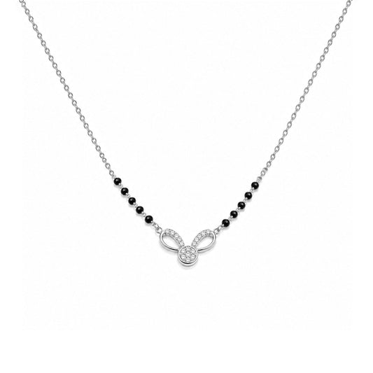 Demi Silver Mangalsutra
