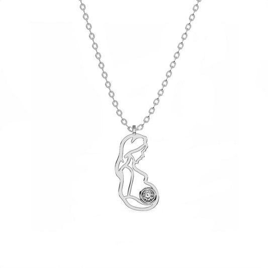 Kyna Silver  Necklace